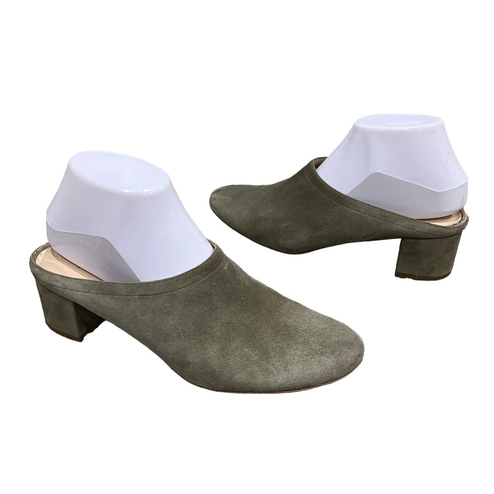 Everlane Women's Green Suede Mule Size 8 1/2